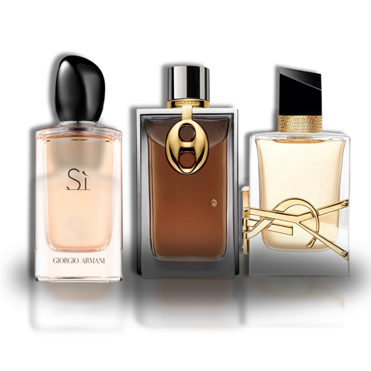 KIT: Giorgio Armani Sì + Yves Saint Laurent Libre EDP + Armure Mara 100ML