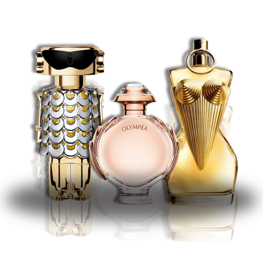 KIT: Gaultier Divine + Olympéa + Rabanne Fame 100ML